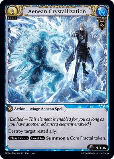 Aenean Crystallization card