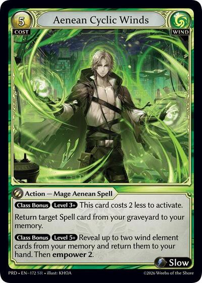 Aenean Cyclic Winds card