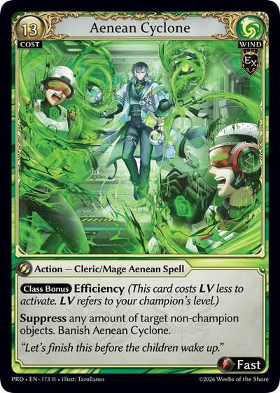 Aenean Cyclone card