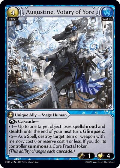 Augustine, Votary of Yore card