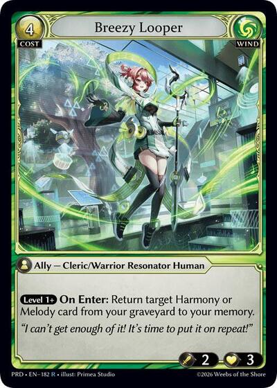 Breezy Looper card