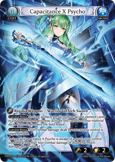 Capacitance X Psycho card