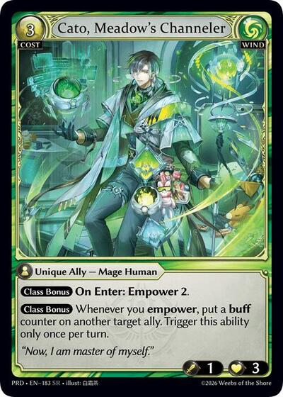 Cato, Meadow's Channeler card