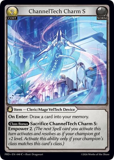 ChannelTech Charm S card