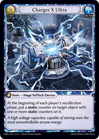Charger X Ultra — Foil .asphodel/paradise Uncommon Grand Archive card — value and price