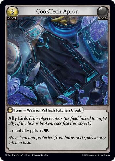 CookTech Apron card