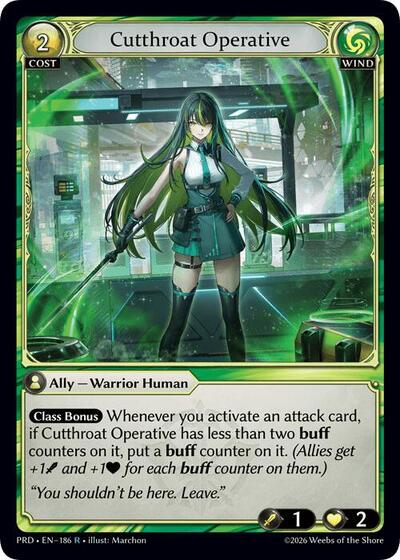 Cutthroat Operative card