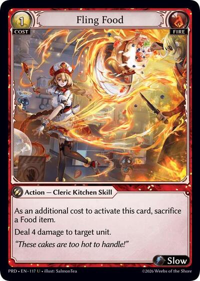 Fling Food card