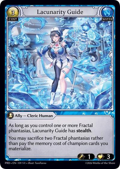 Lacunarity Guide .asphodel/paradise Super Rare Grand Archive card — value and price