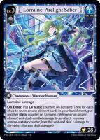 Lorraine, Arclight Saber - .asphodel/paradise - Grand Archive TCG