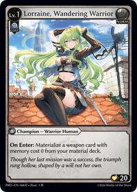 Lorraine, Wandering Warrior
