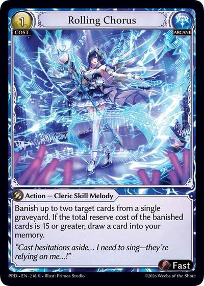 Rolling Chorus card