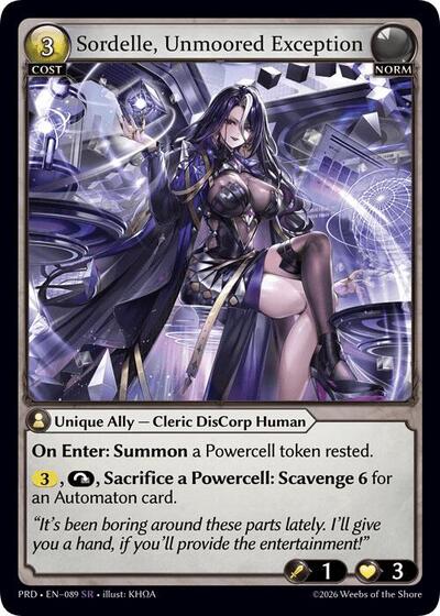Sordelle, Unmoored Exception card