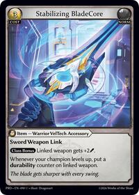 Stabilizing BladeCore