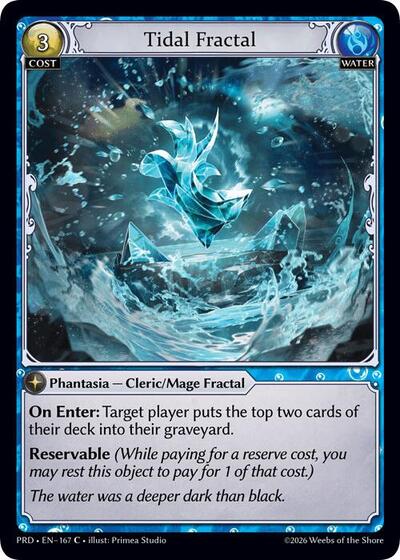 Tidal Fractal card