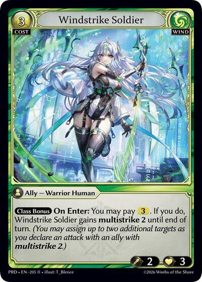 Windstrike Soldier card