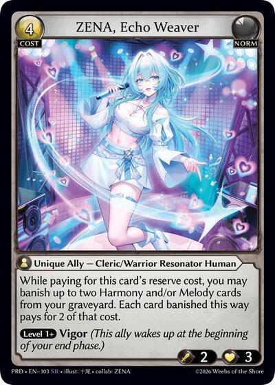 ZENA, Echo Weaver card