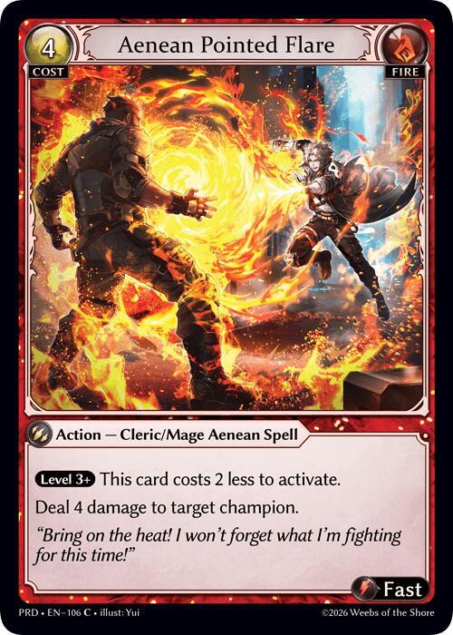 Aenean Pointed Flare (Interference Curio Foil)