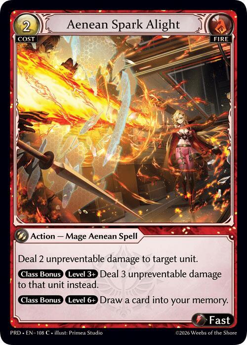 Aenean Spark Alight (Interference Curio Foil)