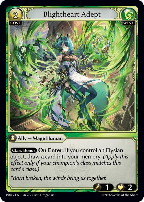 Blightheart Adept (Interference Curio Foil)