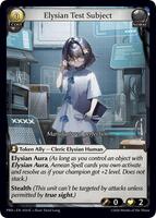 その他 Grand Archive Elysian Test Subject Curio Elysian Test Subject (Interference Curio Foil) - .asphodel