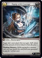 Equip with Courage (Interference Curio Foil) - .asphodel/paradise