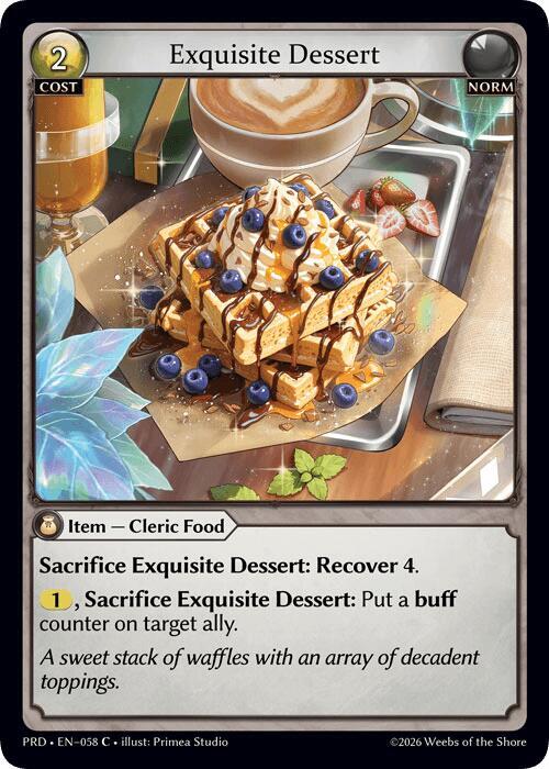 Exquisite Dessert (Interference Curio Foil)