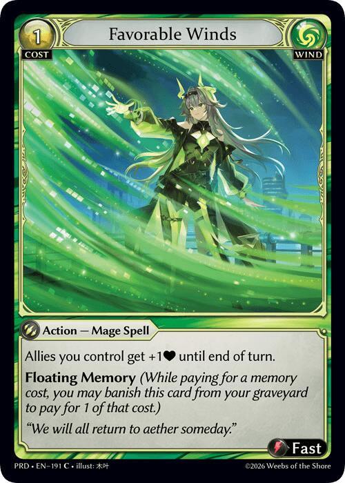 Favorable Winds (Interference Curio Foil)