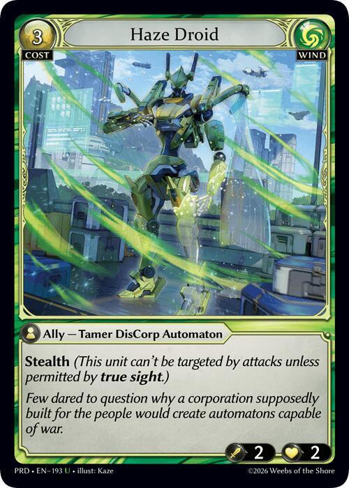 Haze Droid (Interference Curio Foil)