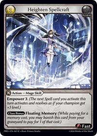 Heighten Spellcraft (Interference Curio Foil)