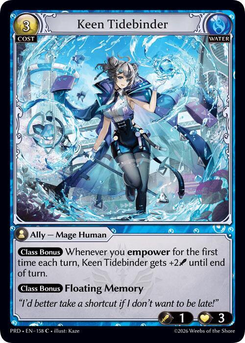 Keen Tidebinder (Interference Curio Foil)