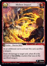 Molten Impact (Interference Curio Foil)