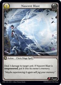 Nascent Blast (Interference Curio Foil)
