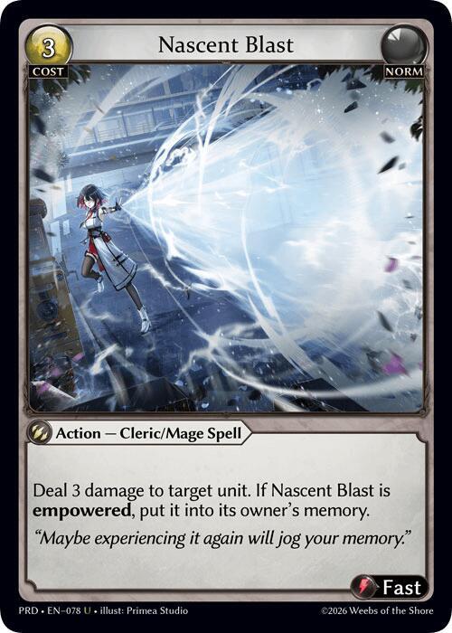 Nascent Blast (Interference Curio Foil)