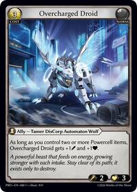 Overcharged Droid (Interference Curio Foil)
