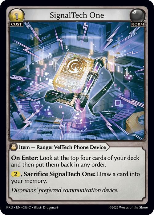 SignalTech One (Interference Curio Foil)