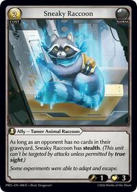 Sneaky Raccoon (Interference Curio Foil)