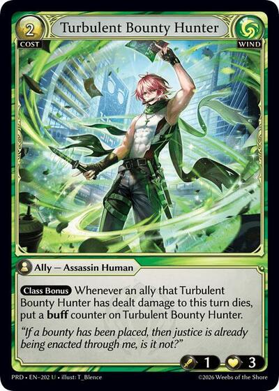 Turbulent Bounty Hunter (Interference Curio Foil) card