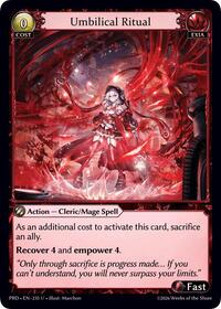 Umbilical Ritual (Interference Curio Foil)