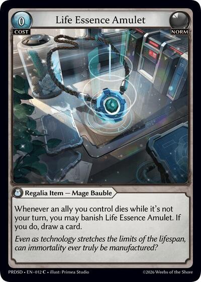 Life Essence Amulet