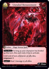Unruled Bereavement