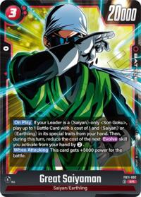 Great Saiyaman - Dragon Ball Super: Fusion World Brightness of Hope trading card