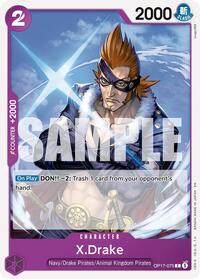 X.Drake card