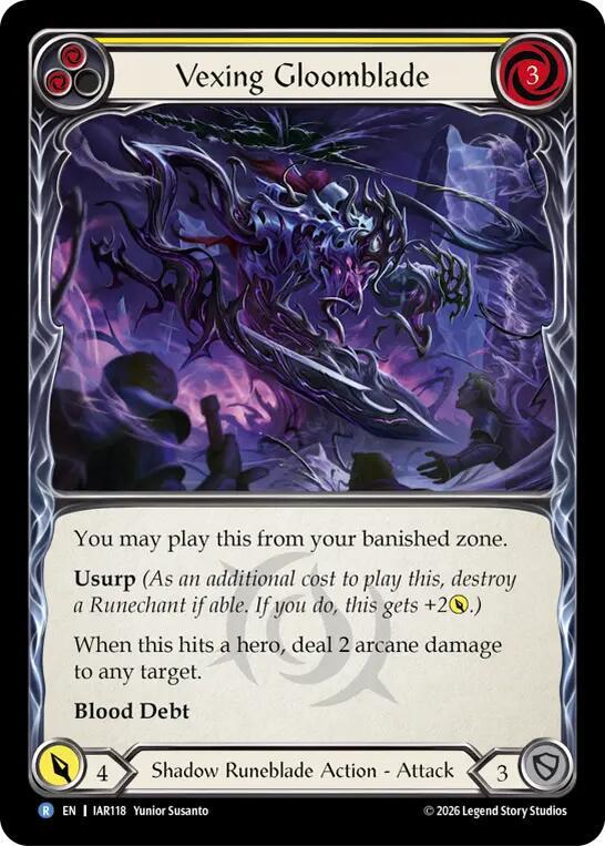 Vexing Gloomblade (Yellow)