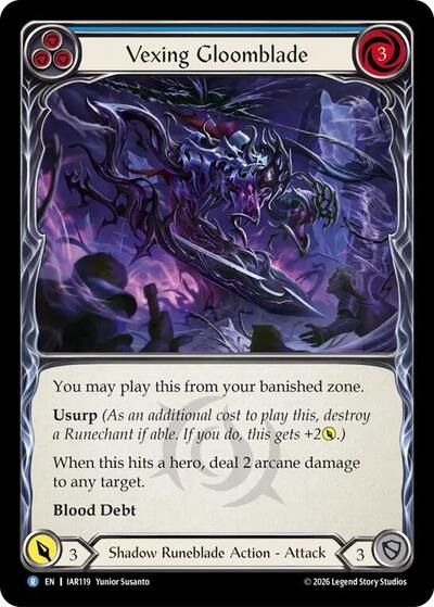 Vexing Gloomblade Blue