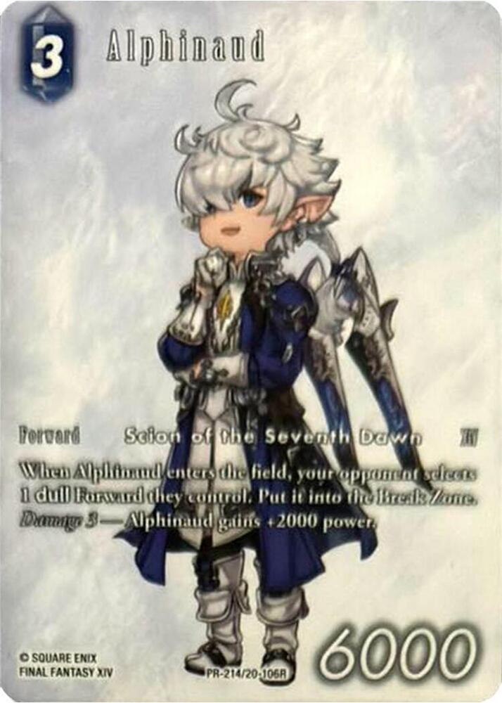Alphinaud (FF: Promo Cards) — Final Fantasy TCG card