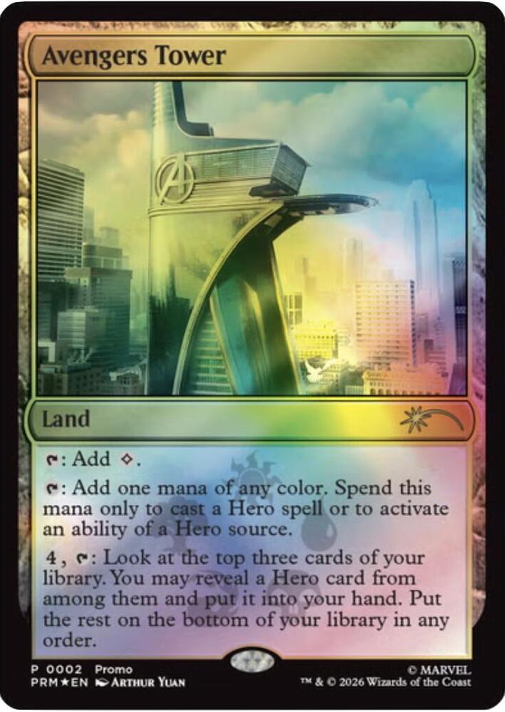 Avengers Tower, Unique and Miscellaneous Promos card number 2
