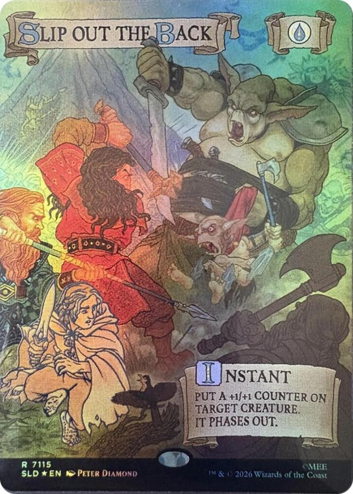Slip Out the Back (Out Of Sight Foil), Secret Lair Drop Series card number 7115