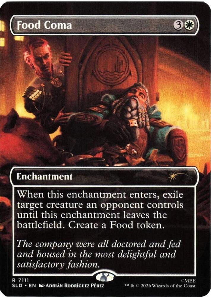 Food Coma, Secret Lair Drop Series card number 7111