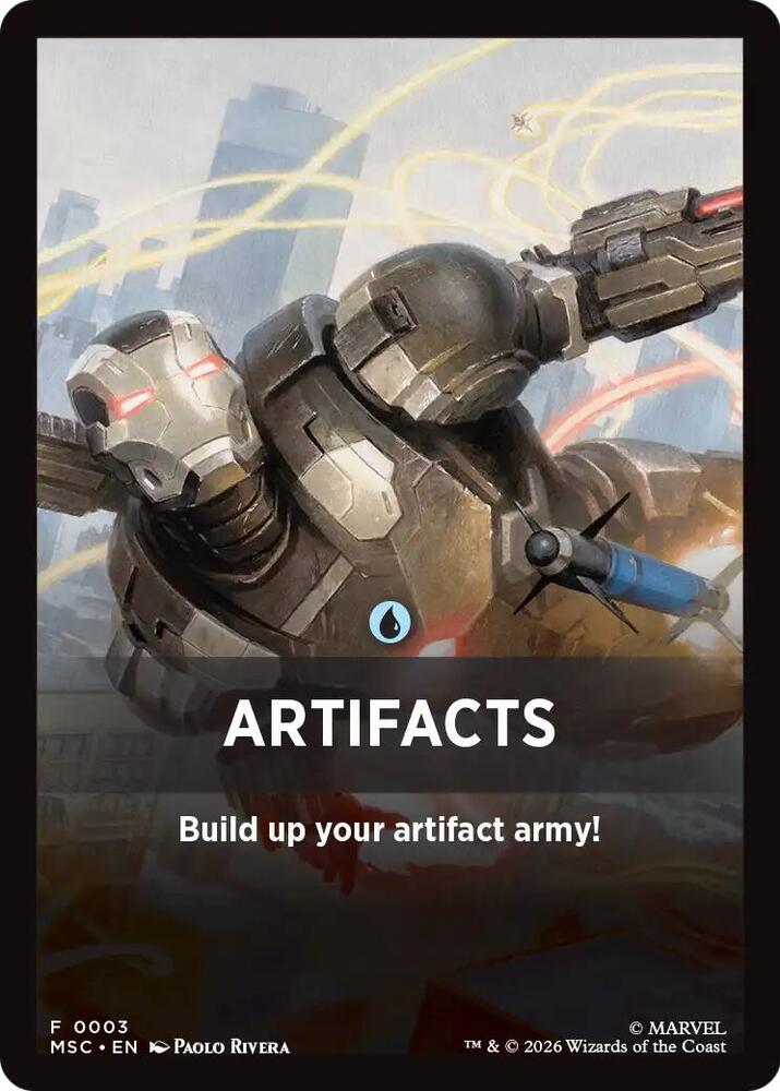 Artifacts Theme Card, Commander: Marvel Super Heroes card number 3